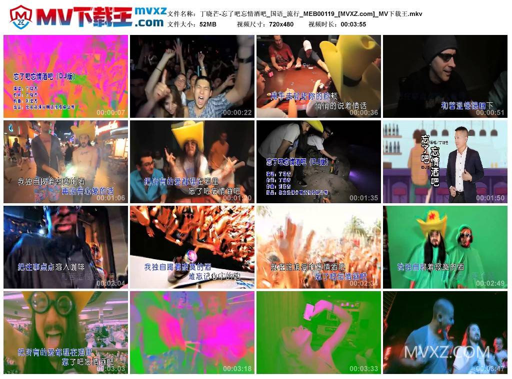 丁晓芒-忘了吧忘情酒吧_国语_流行_MEB00119